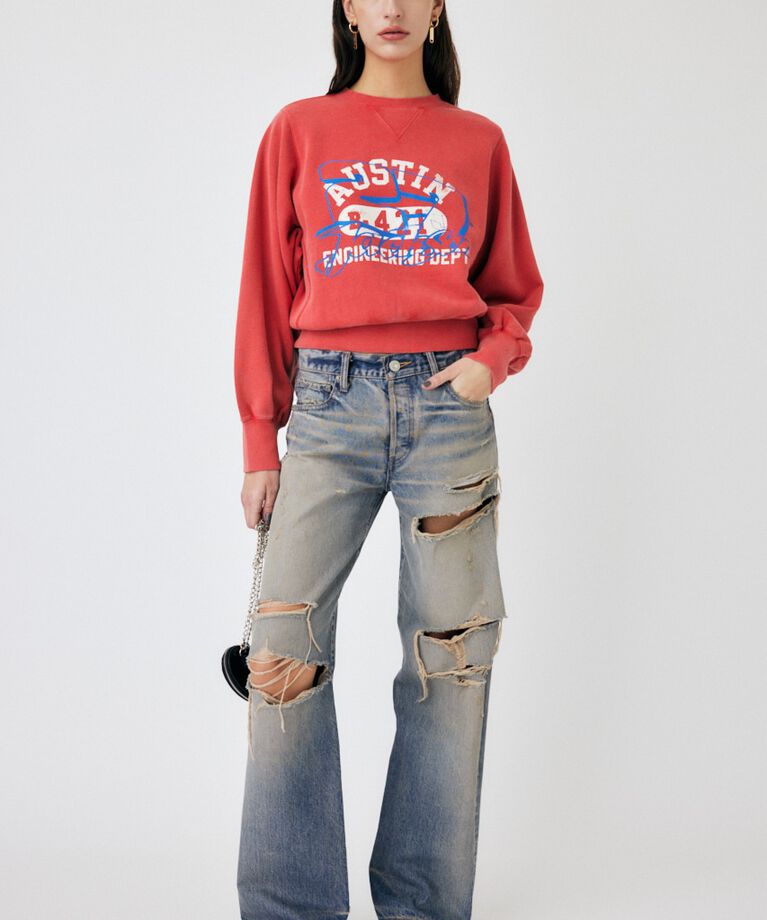 MOUSSY「MIDRISE STRAIGHT」|デニム|