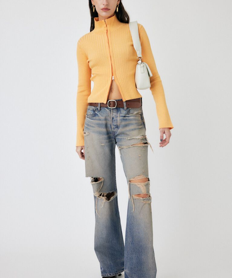 MOUSSY「MIDRISE STRAIGHT」|デニム|