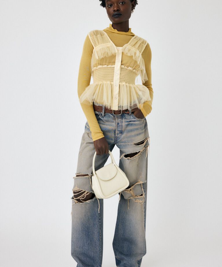 MOUSSY「MIDRISE STRAIGHT」|デニム|