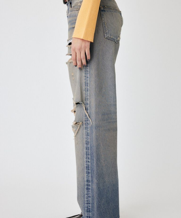 MOUSSY「MIDRISE STRAIGHT」|デニム|