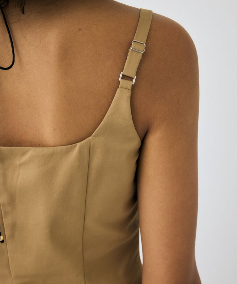 MOUSSY「FLARE CAMI ビスチェ」|キャミソール|
