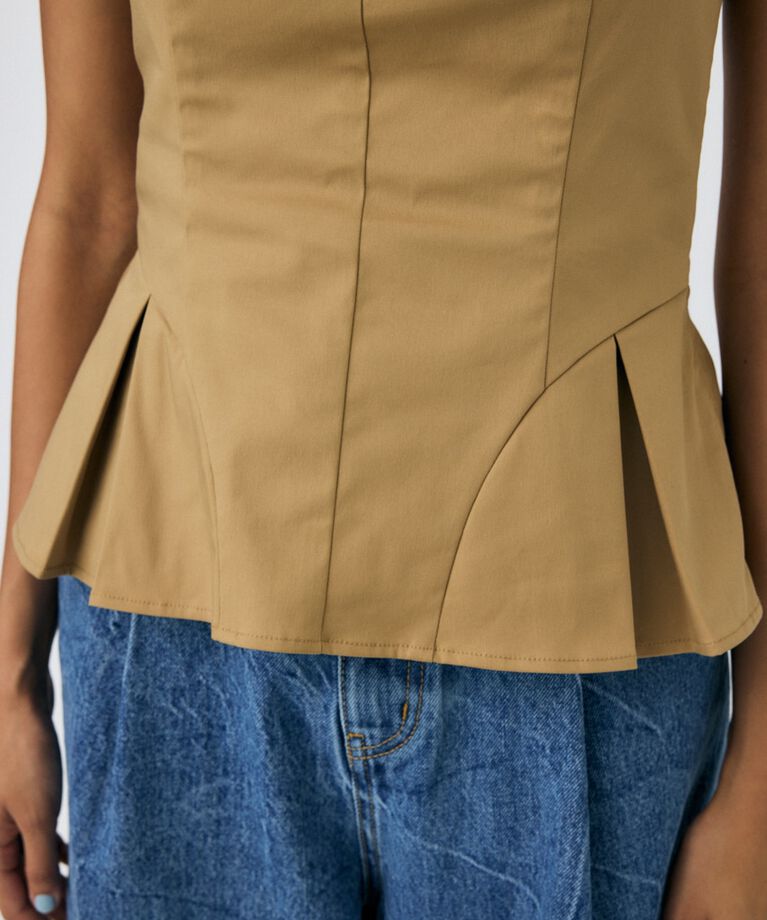 MOUSSY「FLARE CAMI ビスチェ」|キャミソール|