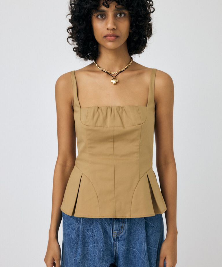 MOUSSY「FLARE CAMI ビスチェ」|キャミソール|