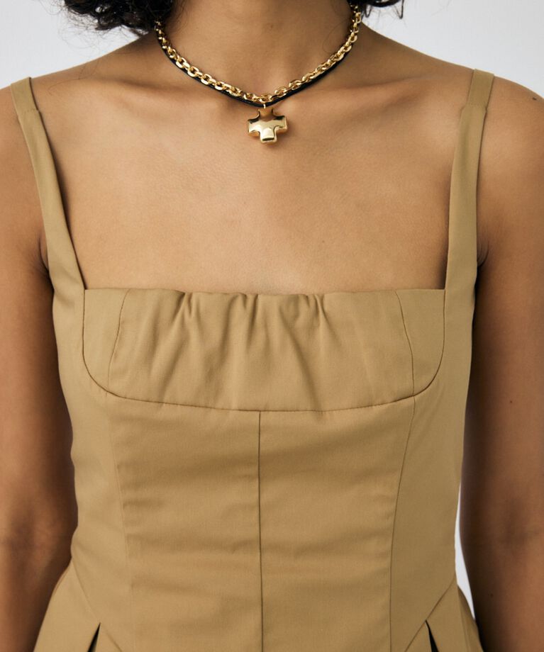 MOUSSY「FLARE CAMI ビスチェ」|キャミソール|