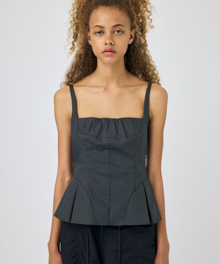 MOUSSY「FLARE CAMI ビスチェ」|キャミソール|