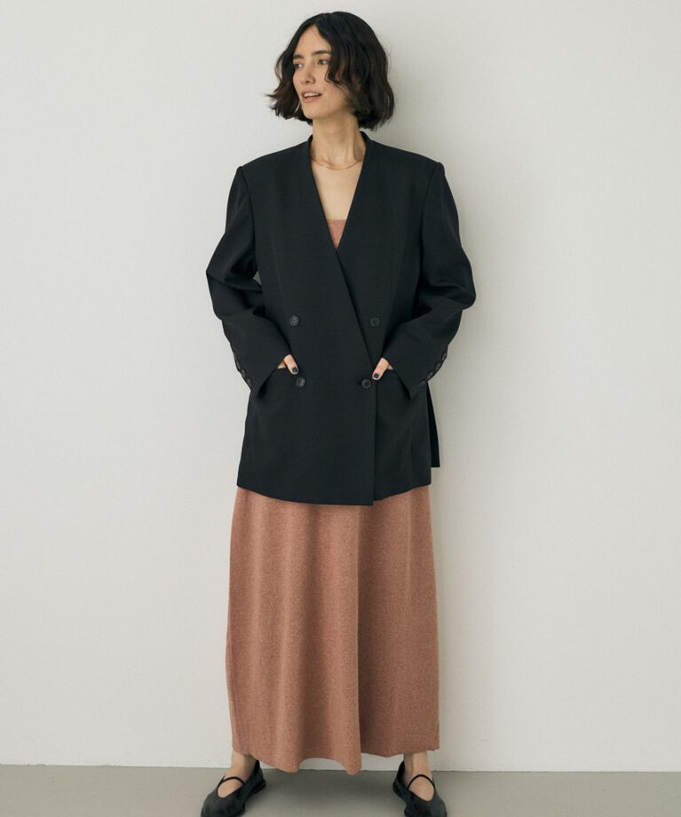 MOUSSY「シーズンレスノーカラージャケット　リサイクルポリエステル使用」|その他|