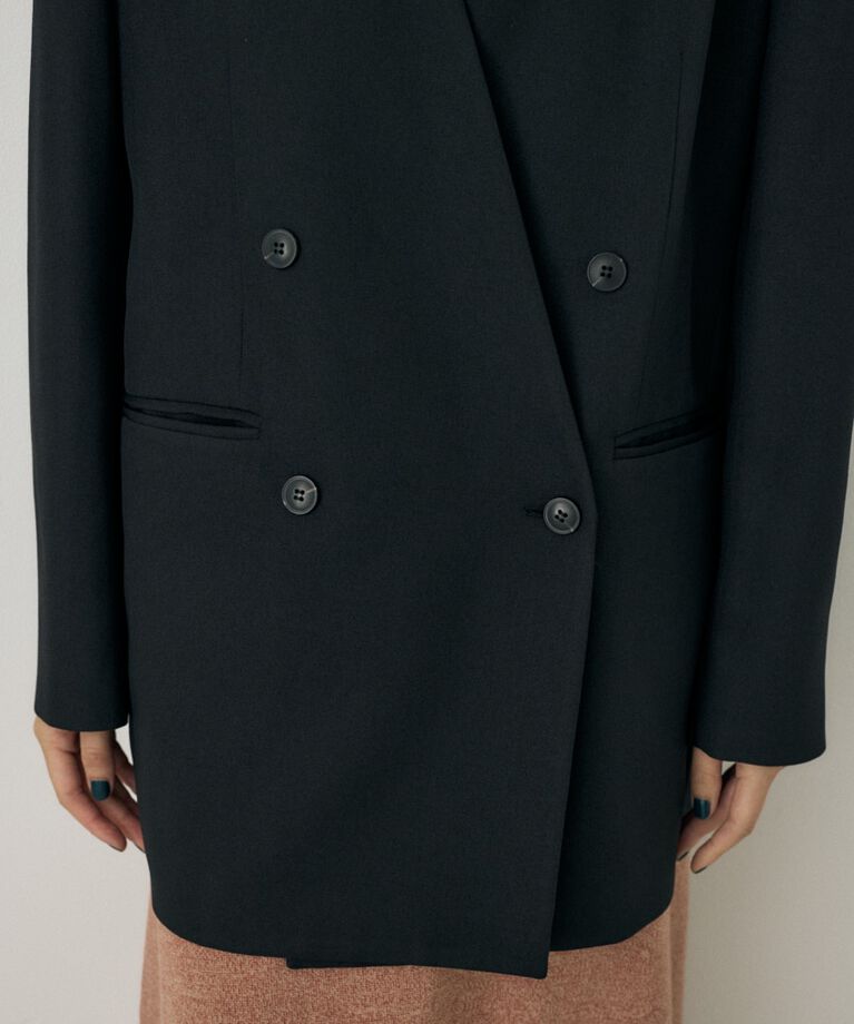 MOUSSY「シーズンレスノーカラージャケット　リサイクルポリエステル使用」|その他|