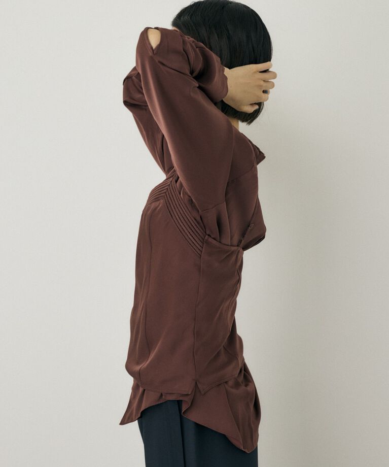MOUSSY「サテンキャミソール　リサイクルポリエステル×レーヨン素材」|キャミソール|