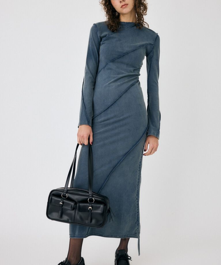 MOUSSY「TWISTED CUT ドレス」|ワンピース|D/BLU3