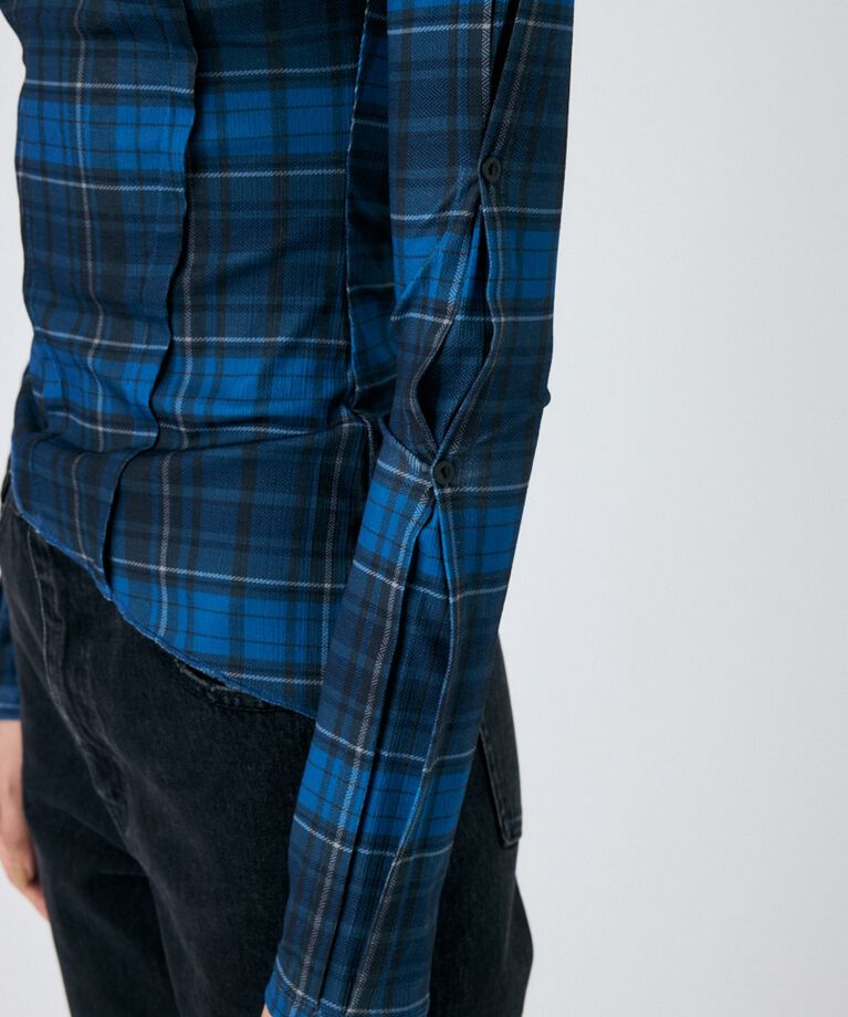 MOUSSY「TUCK CHECK トップス」|Tシャツ・カットソー|