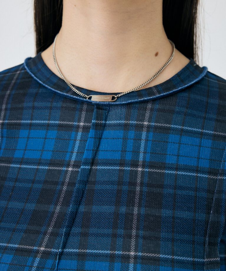 MOUSSY「TUCK CHECK トップス」|Tシャツ・カットソー|