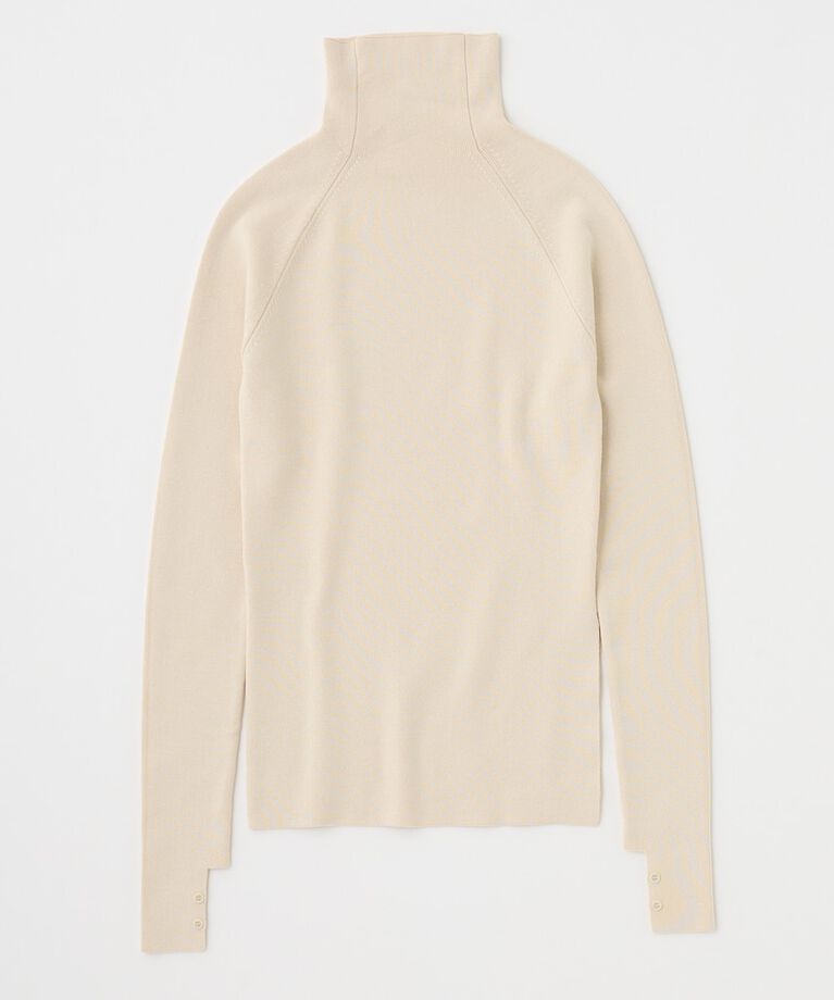 MOUSSY「タートルネックニット オーガニックコットン×再生繊維混」|ニット・セーター|IVOY3