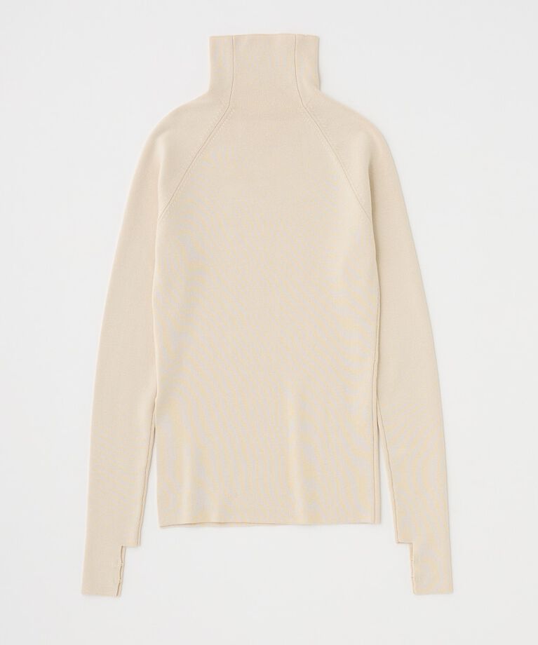 MOUSSY「タートルネックニット オーガニックコットン×再生繊維混」|ニット・セーター|