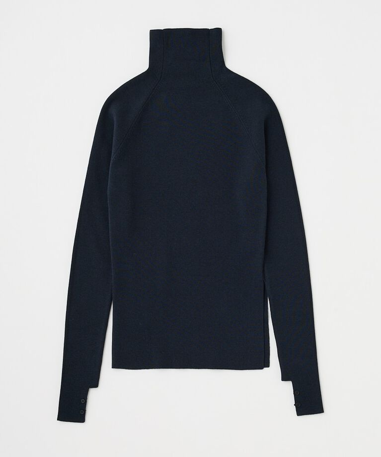 MOUSSY「タートルネックニット オーガニックコットン×再生繊維混」|ニット・セーター|