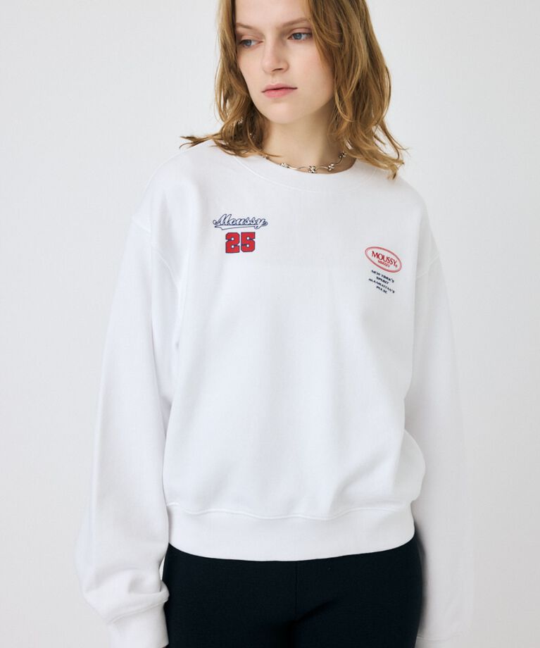 MOUSSY「MOUSSY NY COLLECT プルオーバー」|パーカー|WHT