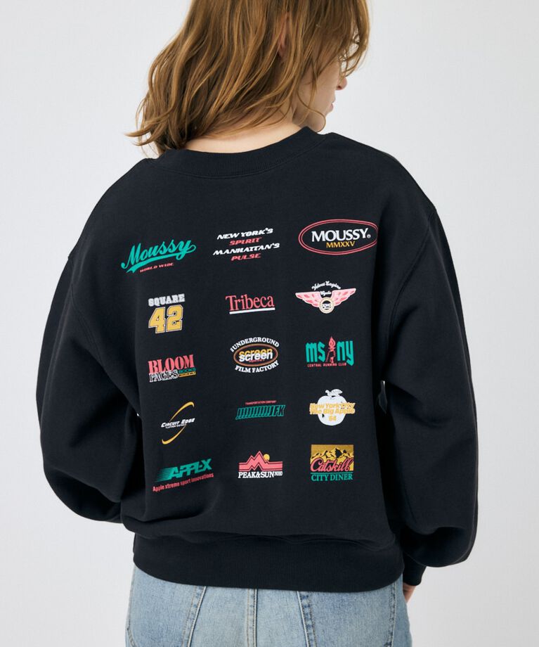 MOUSSY「MOUSSY NY COLLECT プルオーバー」|パーカー|L/BLK1