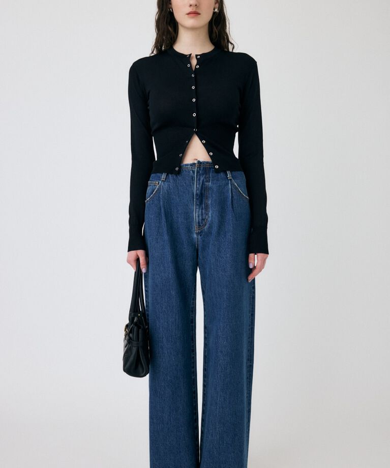 MOUSSY「WAIST SWITCHING カーディガン」|カーディガン|