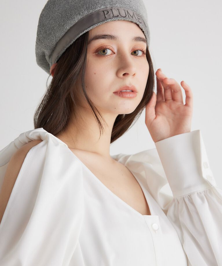 rienda「ロゴデザインベレー帽」|その他|