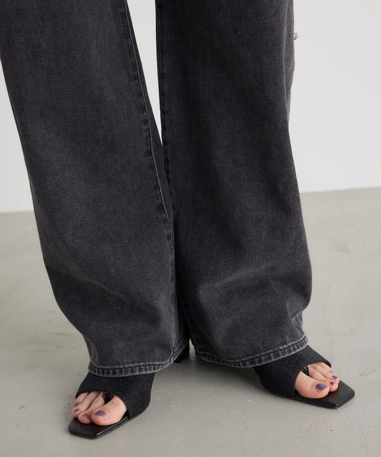 rienda「グラデーションビジュー DENIM J/W PT」|デニム|