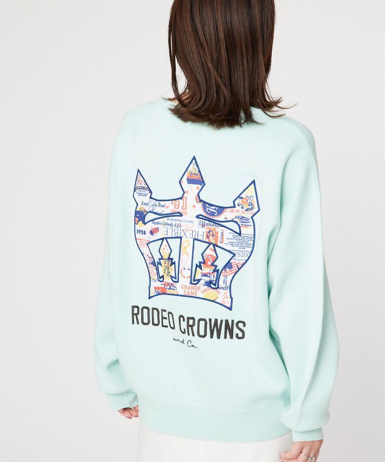 RODEO CROWNS「CROWN OG パッチニットトップス」|ニット・セーター|MINT