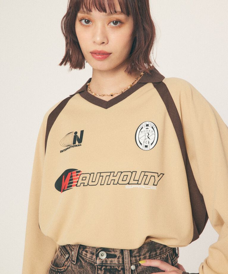 RODEO CROWNS「GAME L/S トップス」|Tシャツ・カットソー|BEG