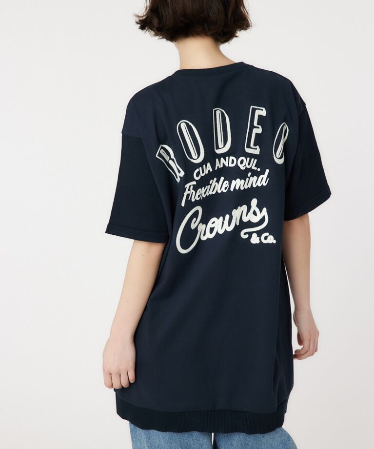 RODEO CROWNS「ドッキングロゴニットワンピース」|ワンピース|