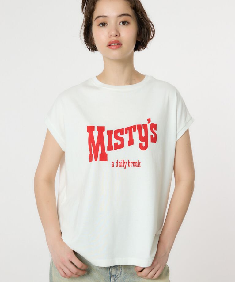 RODEO CROWNS「MISTYフレンチスリーブトップス」|タンクトップ|O/WHT1