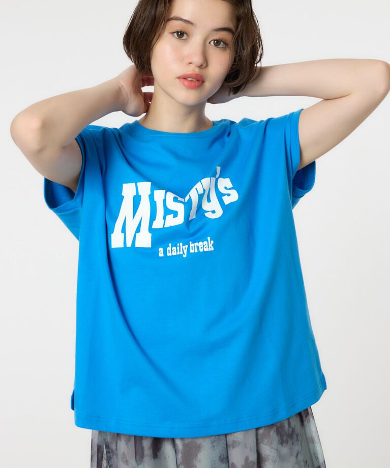 RODEO CROWNS「MISTYフレンチスリーブトップス」|タンクトップ|BLU