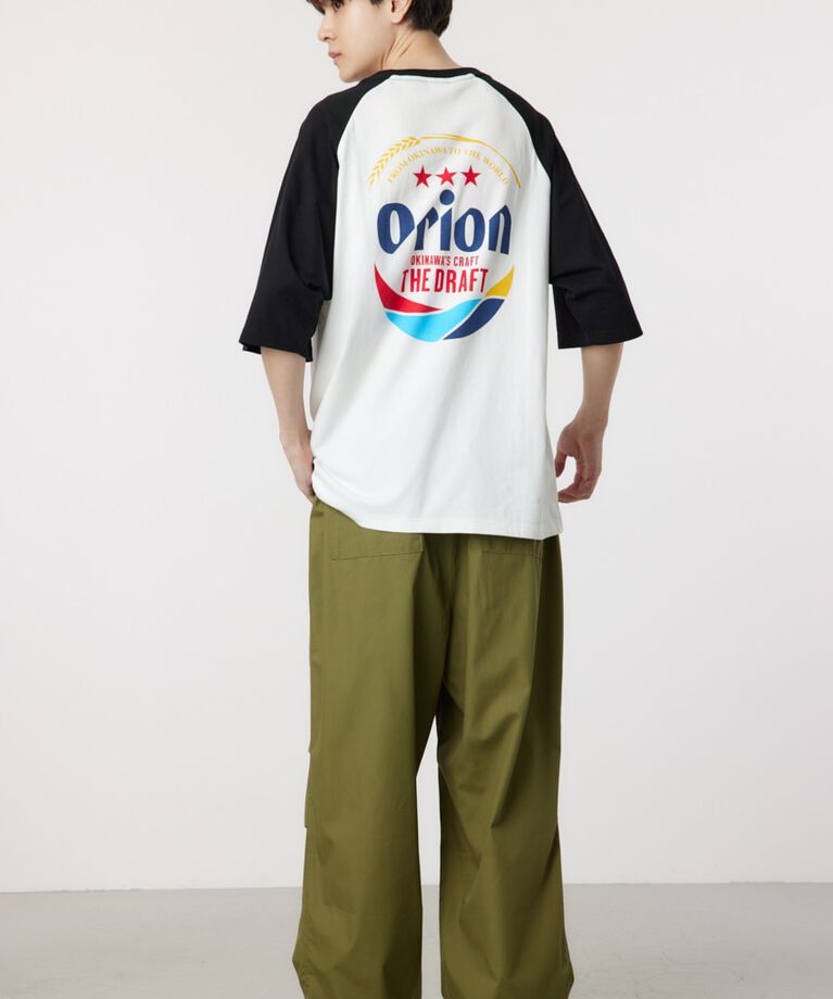 RODEO CROWNS「Orion BeerxRCSラグラン5分トップス」|Tシャツ・カットソー|