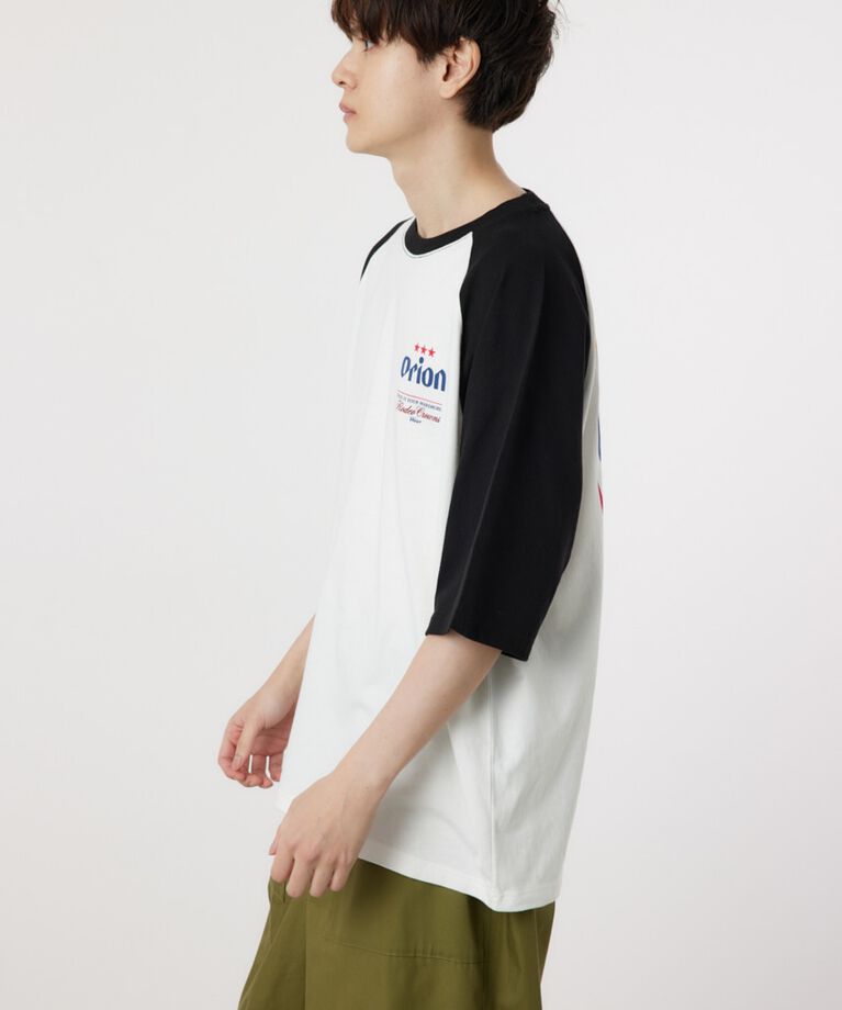 RODEO CROWNS「Orion BeerxRCSラグラン5分トップス」|Tシャツ・カットソー|