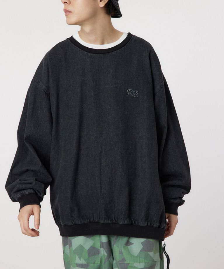 RODEO CROWNS「side-zip denim TOPS」|シャツ・ブラウス|