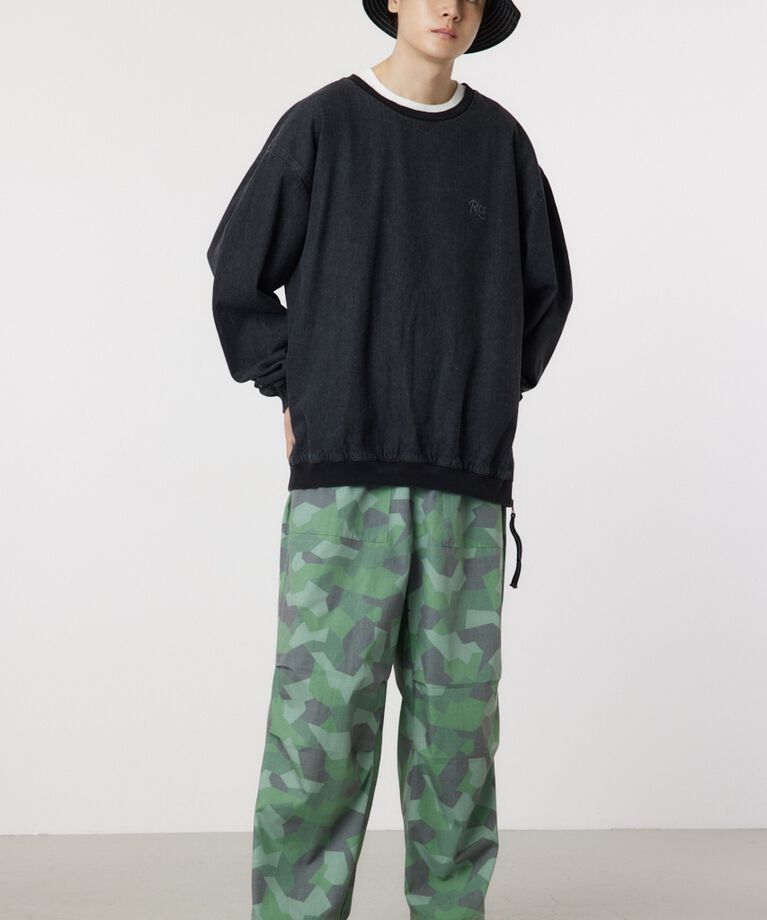 RODEO CROWNS「side-zip denim TOPS」|シャツ・ブラウス|