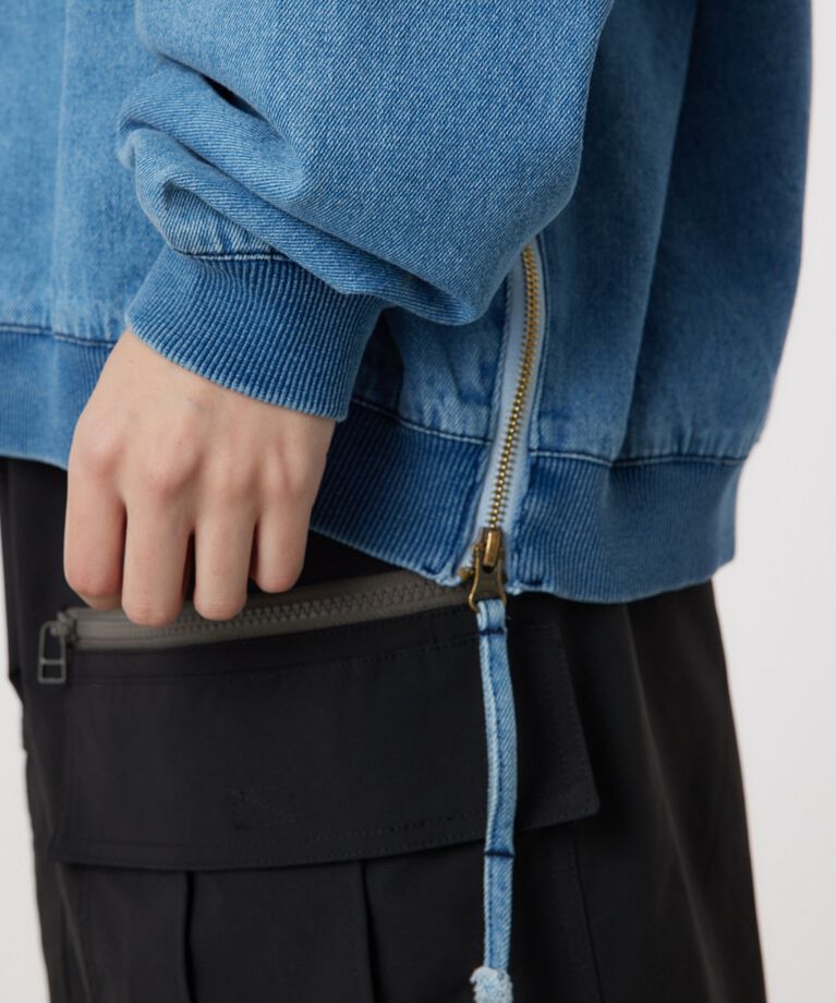 RODEO CROWNS「side-zip denim TOPS」|シャツ・ブラウス|