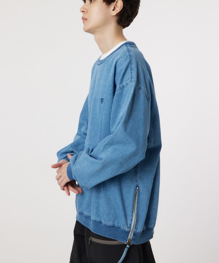 RODEO CROWNS「side-zip denim TOPS」|シャツ・ブラウス|