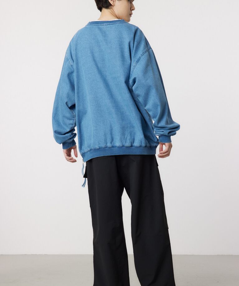 RODEO CROWNS「side-zip denim TOPS」|シャツ・ブラウス|