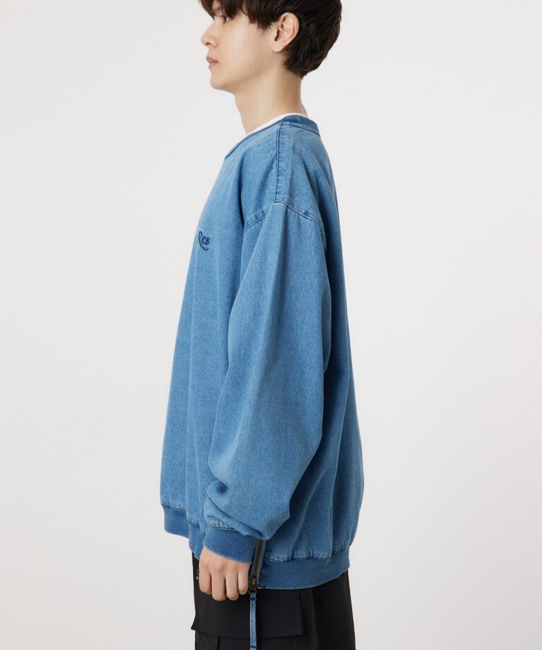 RODEO CROWNS「side-zip denim TOPS」|シャツ・ブラウス|
