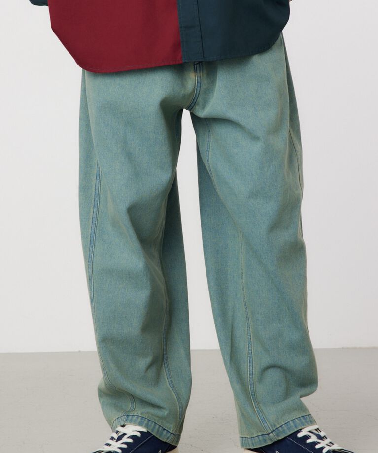 RODEO CROWNS「curve denim pants」|デニム|L/BLU1