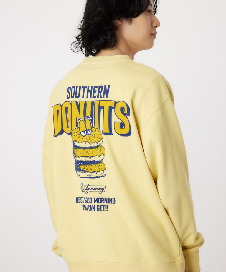 RODEO CROWNS「donut monster スウェット」|パーカー|YEL