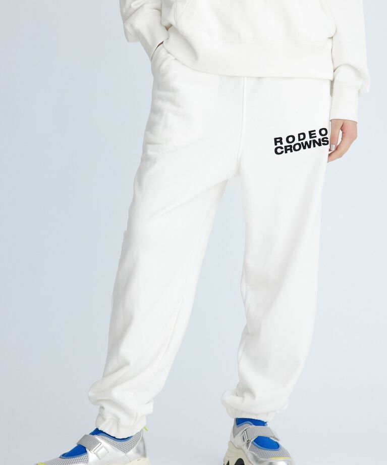 RODEO CROWNS「Balloon LOGO スウェットパンツ」|その他|O/WHT1