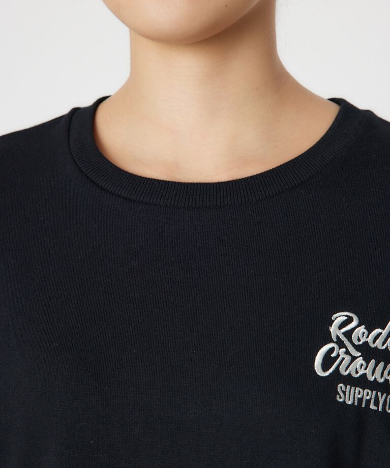 RODEO CROWNS「BACK 刺繍ロゴ スウェット ワンピース」|ワンピース|