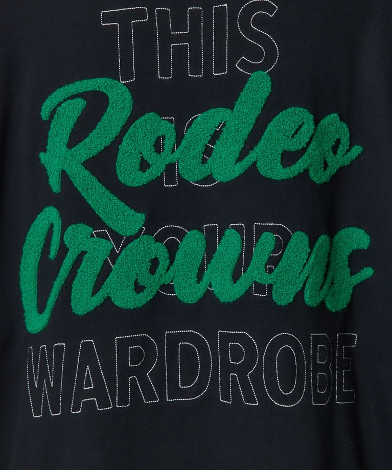 RODEO CROWNS「BACK 刺繍ロゴ スウェット ワンピース」|ワンピース|