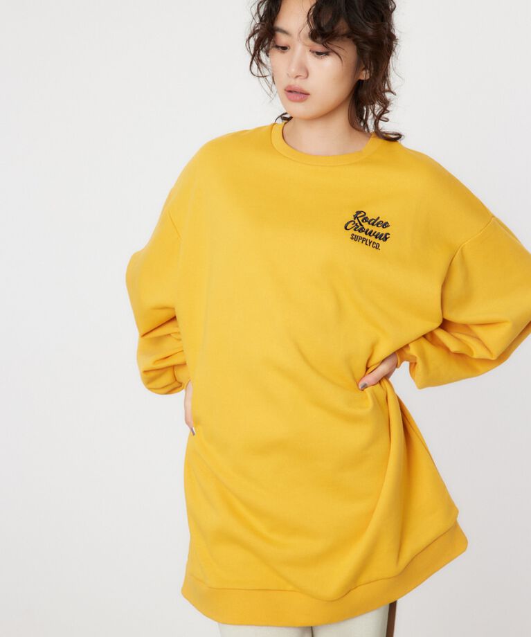 RODEO CROWNS「BACK 刺繍ロゴ スウェット ワンピース」|ワンピース|MST