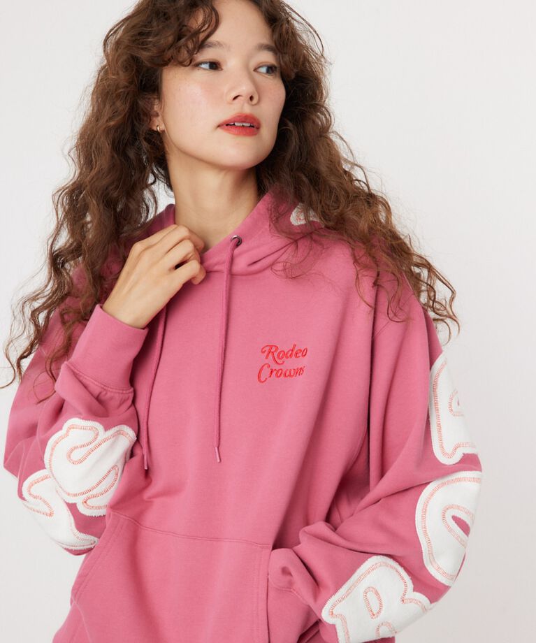 RODEO CROWNS「リバースパッチLOGOパーカー」|パーカー|