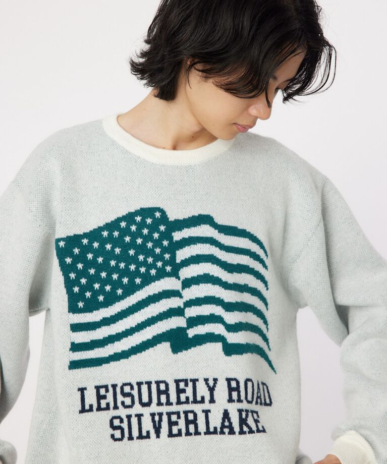 RODEO CROWNS「US flag ニット」|ニット・セーター|