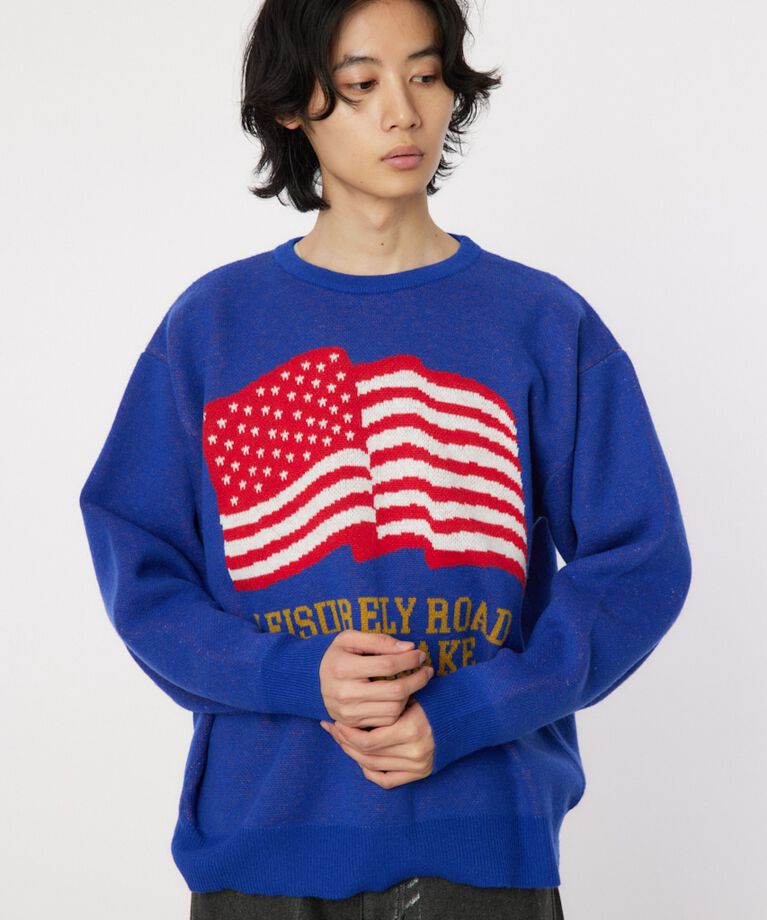 RODEO CROWNS「US flag ニット」|ニット・セーター|BLU