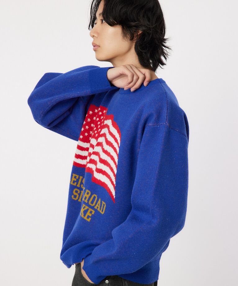 RODEO CROWNS「US flag ニット」|ニット・セーター|
