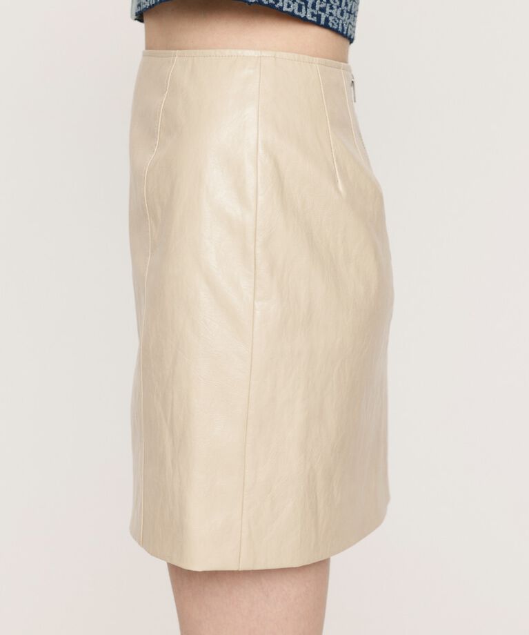 SLY「F／LEATHER TIGHT ショートスカート」|スカート|