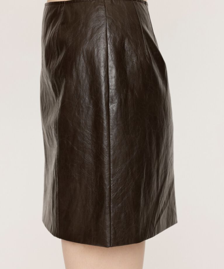 SLY「F／LEATHER TIGHT ショートスカート」|スカート|