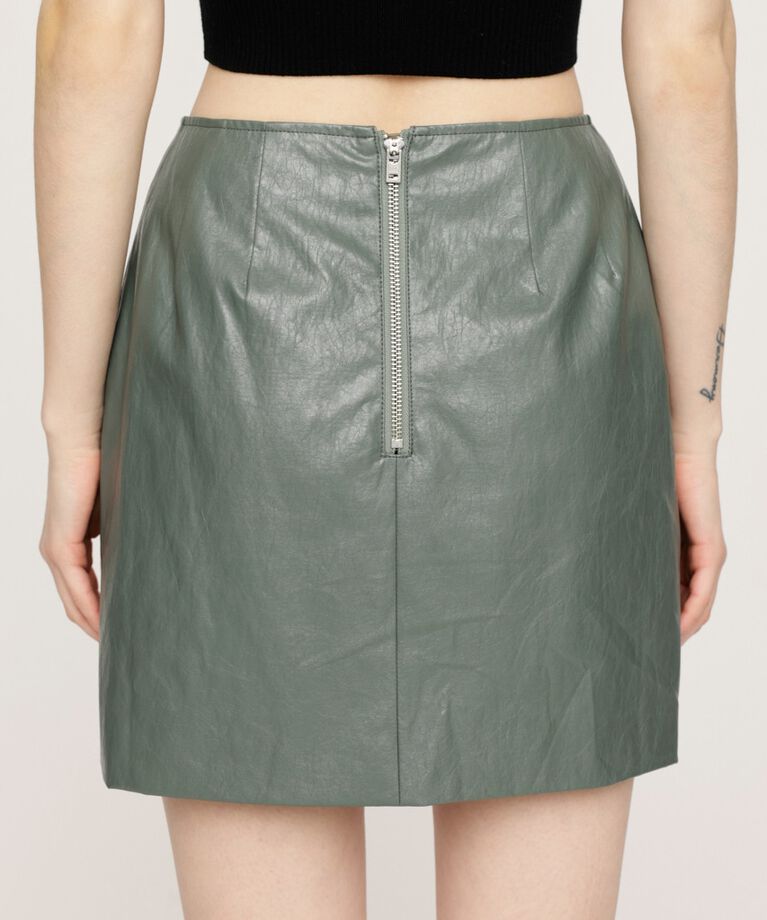 SLY「F／LEATHER TIGHT ショートスカート」|スカート|