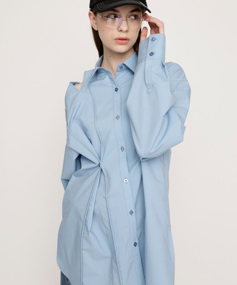 SLY「2WAY OVER SIZE シャツ」|シャツ・ブラウス|